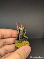 Female druid for D&D 32mm thumbnail 1
