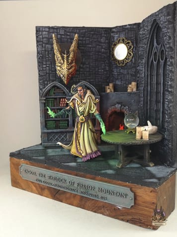 The Warlock of Firetop Mountain diorama thumbnail 4
