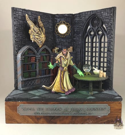 The Warlock of Firetop Mountain diorama thumbnail 5