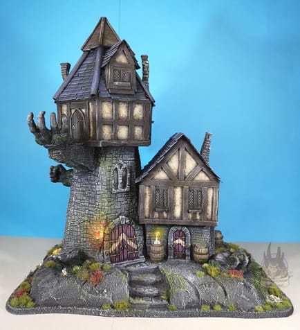 Scratchbuilt Wizard's Tower