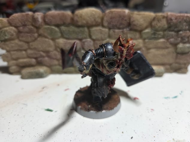 Trench crusade: Yoke Fiend sword & shield thumbnail 1