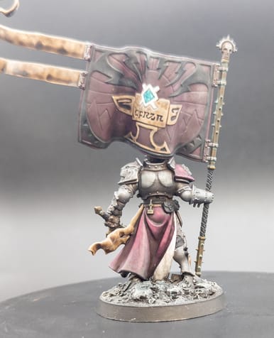 Knight Vexillor with Banner of Apotheosis (Warhammer Age of Sigmar) thumbnail 3
