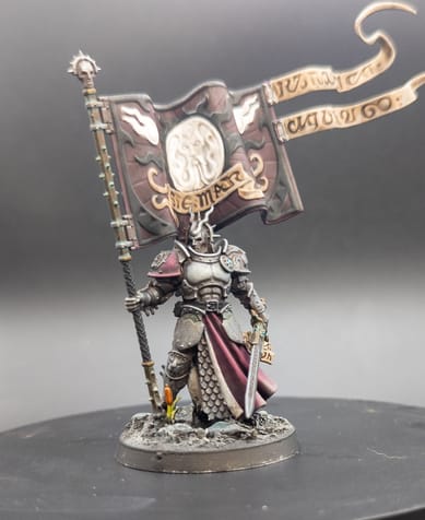 Knight Vexillor with Banner of Apotheosis (Warhammer Age of Sigmar) thumbnail 1