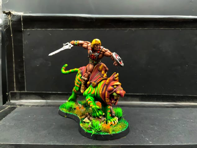 He-Man on Battle Cat thumbnail 1