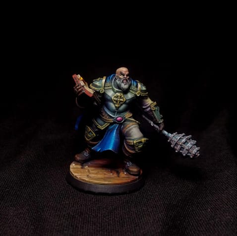 War Cleric - 32mm Model painted for D&D thumbnail 1