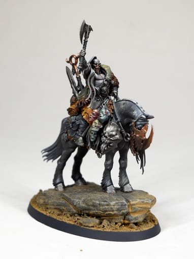 Darkoath Chieftan on Warsteed