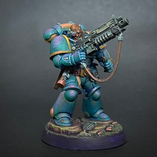 Blue Space Marine